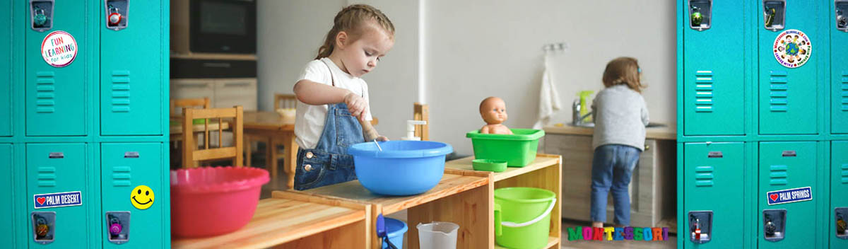 Montessori kids learn cooking